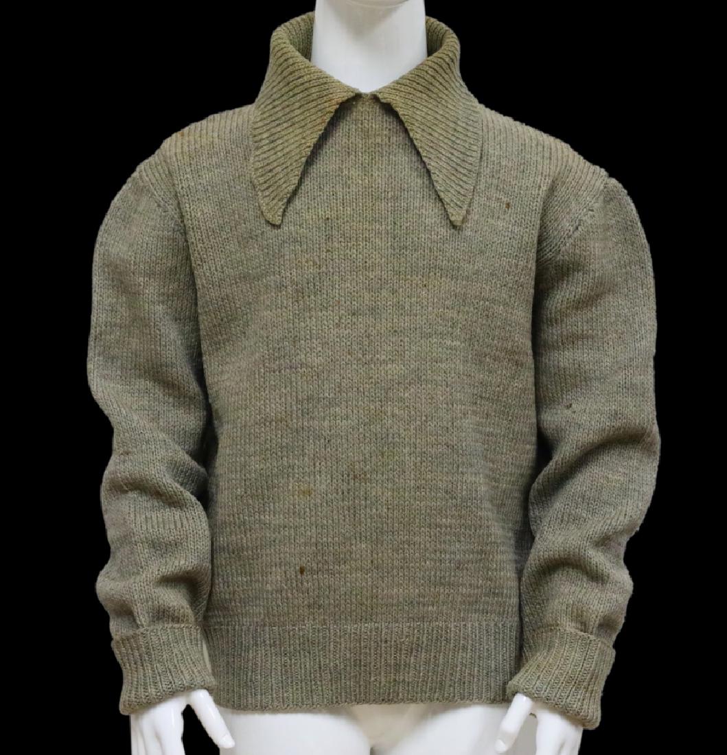 Greta Garbo's Oatmeal Wool Knit Sweater (1 of 4)
