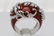 La Nouvelle Bague Diamond, Red Enamel & 18K Ring - 6