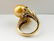 13.5mm South Sea Pearl, 1.25ctw Diamond 18K Ring - 6