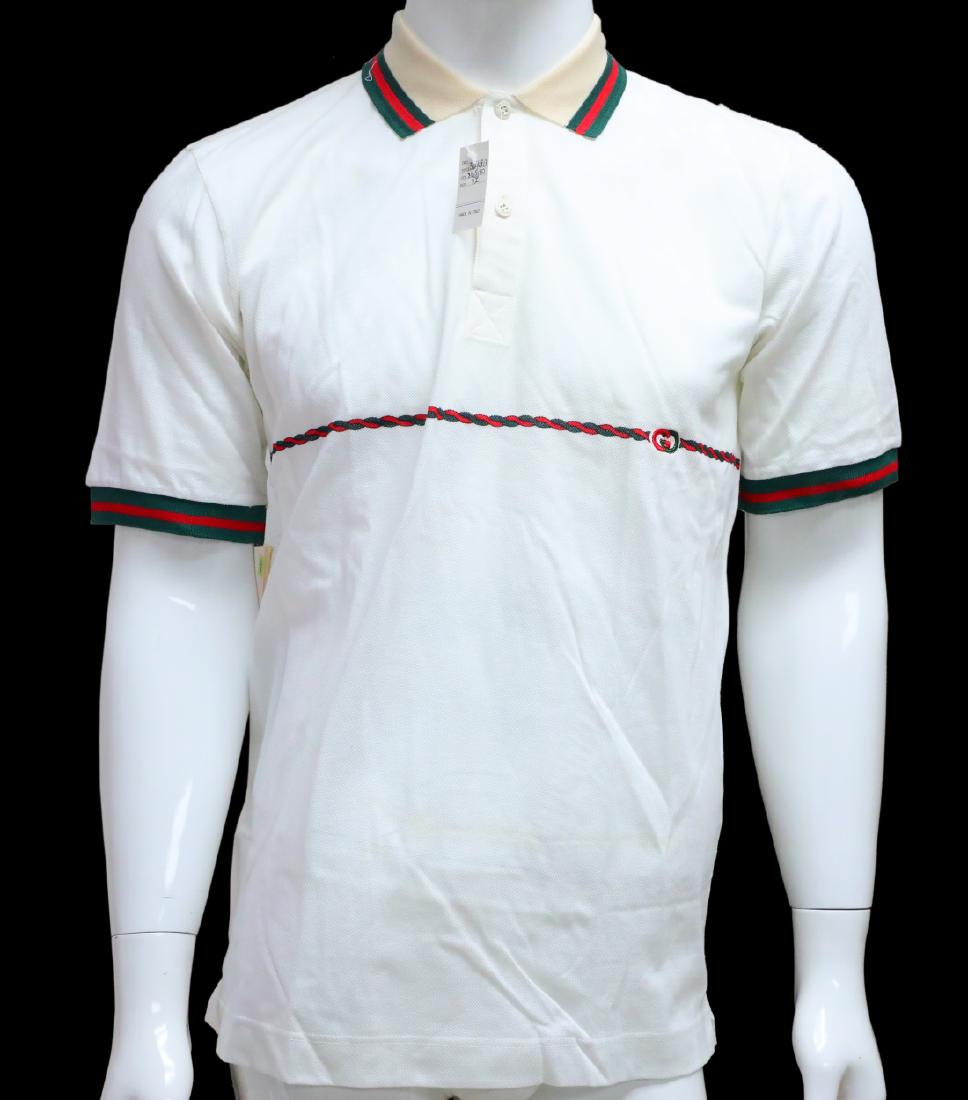 Gucci Vintage 1980s Men s Polo Shirt New W tags