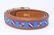 Gucci 1980s Tan Leather & Blue Canvas Belt - 3