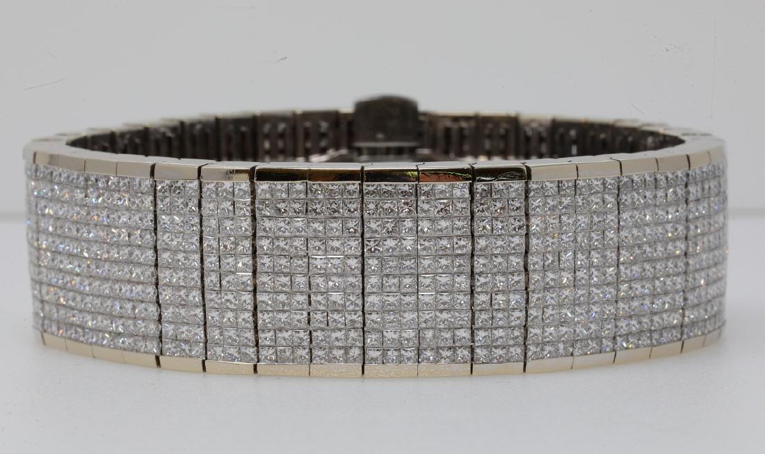 58.50ctw VS1-VS2/F-G Diamond & 18K Bracelet (1 of 7)