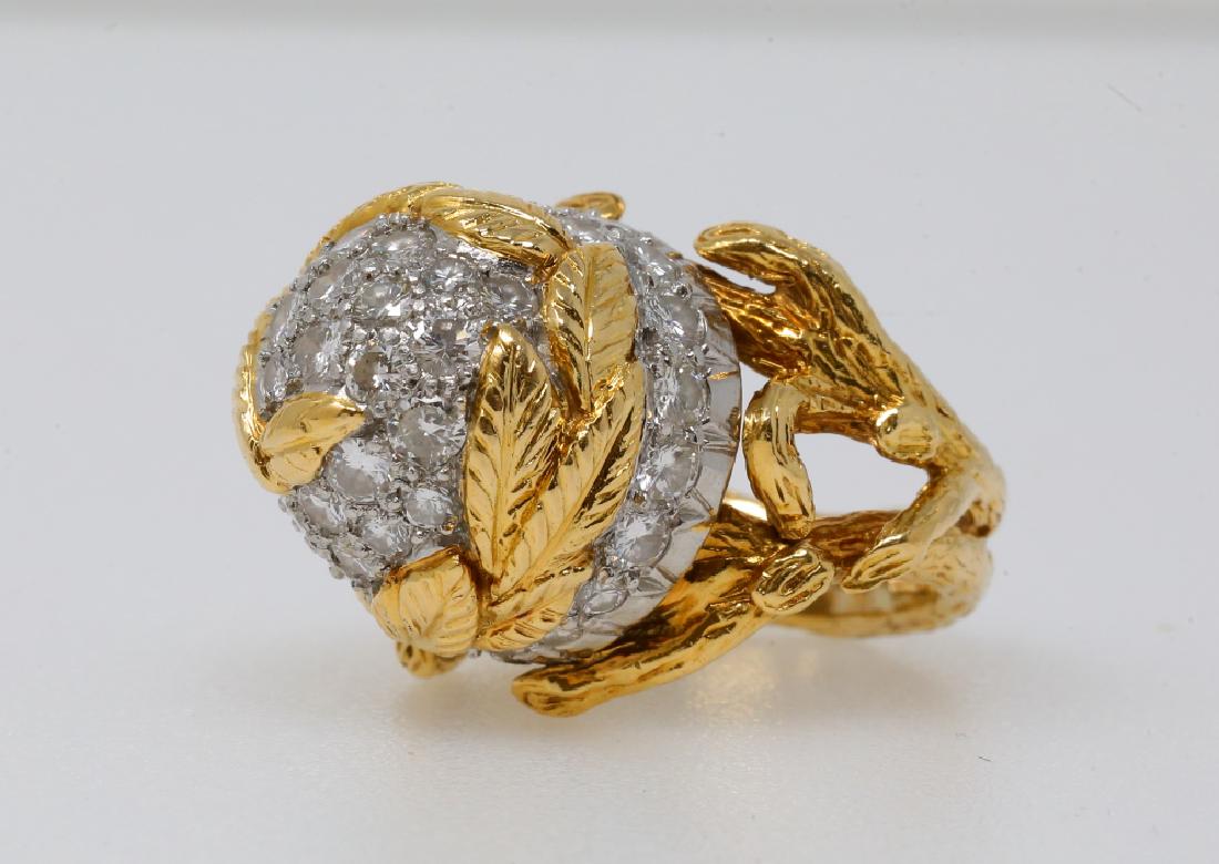 Sterle Paris 1.50ctw Diamond & Platinum/18K Ring (1 of 7)