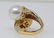 13.5mm South Sea Pearl,Diam & 18K Ring - 5