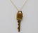 Cartier 18K Clock Key Pendant on 24" 18K Chain - 2