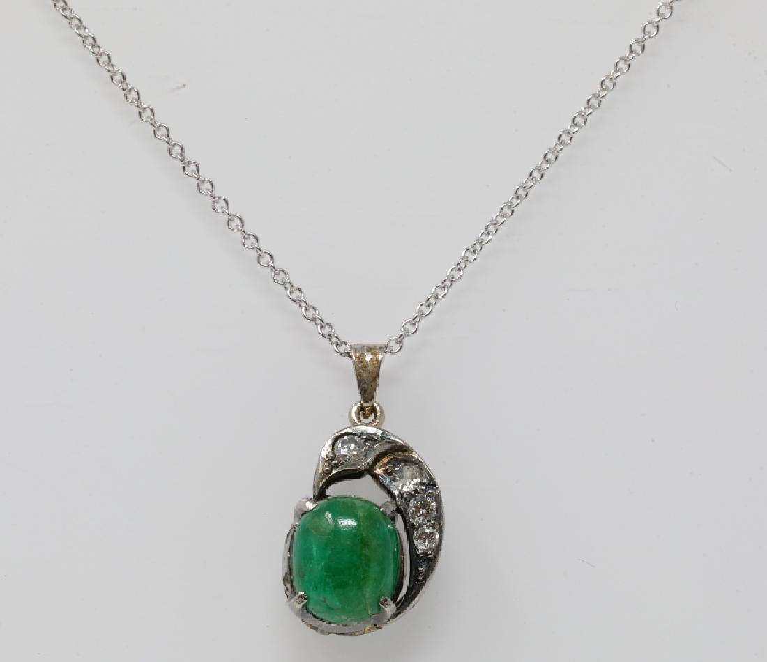 Empress Emerald & Diamond Necklace (1 of 5)