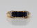 1.00ctw Blue Sapphire & 14K Ring W/Diamonds