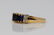 1.00ctw Blue Sapphire & 14K Ring W/Diamonds - 2