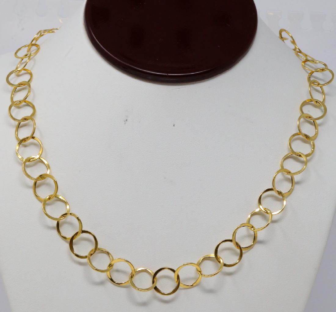 Milor Italy Solid 14K Yellow Gold 20" Necklace (1 of 4)