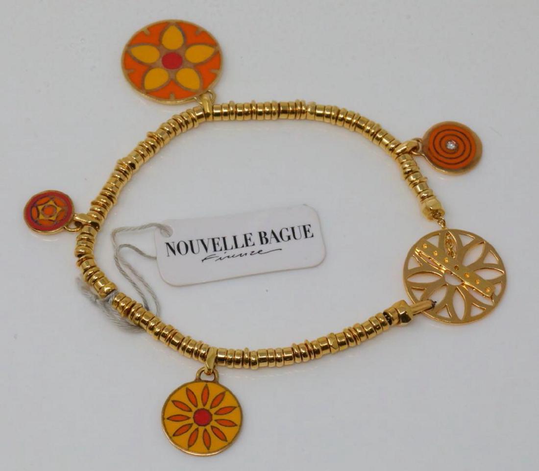 La Nouvelle Bague 18K Toggle Charm Bracelet (1 of 6)
