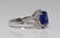 3.48ct GIA Sri Lankan Blue Sapphire & Diamond Ring - 8