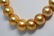 12mm-15mm Golden South Sea Pearl Necklace - 4