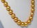 12mm-15mm Golden South Sea Pearl Necklace - 5