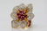 1.35ctw Ruby, .75ctw SI1-SI2/G-H Diamond 18K Ring