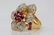 1.35ctw Ruby, .75ctw SI1-SI2/G-H Diamond 18K Ring - 2