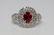 1.37ct GIA Ruby, 1.35ctw Diamond & 18K Ring