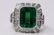 5.60ct Colombian Emerald, 4.20ctw Diamond & Plat. Ring - 4