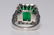 5.60ct Colombian Emerald, 4.20ctw Diamond & Plat. Ring - 9