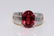 4.56ct GIA No Heat Ruby & 2.00ctw Diamond Ring