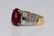 4.56ct GIA No Heat Ruby & 2.00ctw Diamond Ring - 2