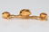 Louis Vuitton 18K Hair Barrette, Ring & Earrings - 9