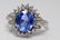 4.05ct Blue Sapphire, Diamond & Platinum Ring - 4