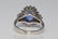 4.05ct Blue Sapphire, Diamond & Platinum Ring - 5