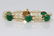 10mm Natural Jade, 6.3mm Pearl & 14K Bracelet