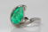 3.00ct Emerald, Diamond & Platinum Ring - 2