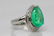3.00ct Emerald, Diamond & Platinum Ring - 3