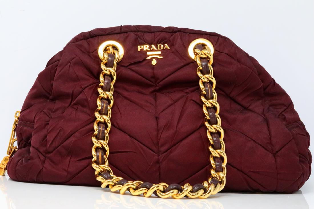 prada quilted shoulder bag