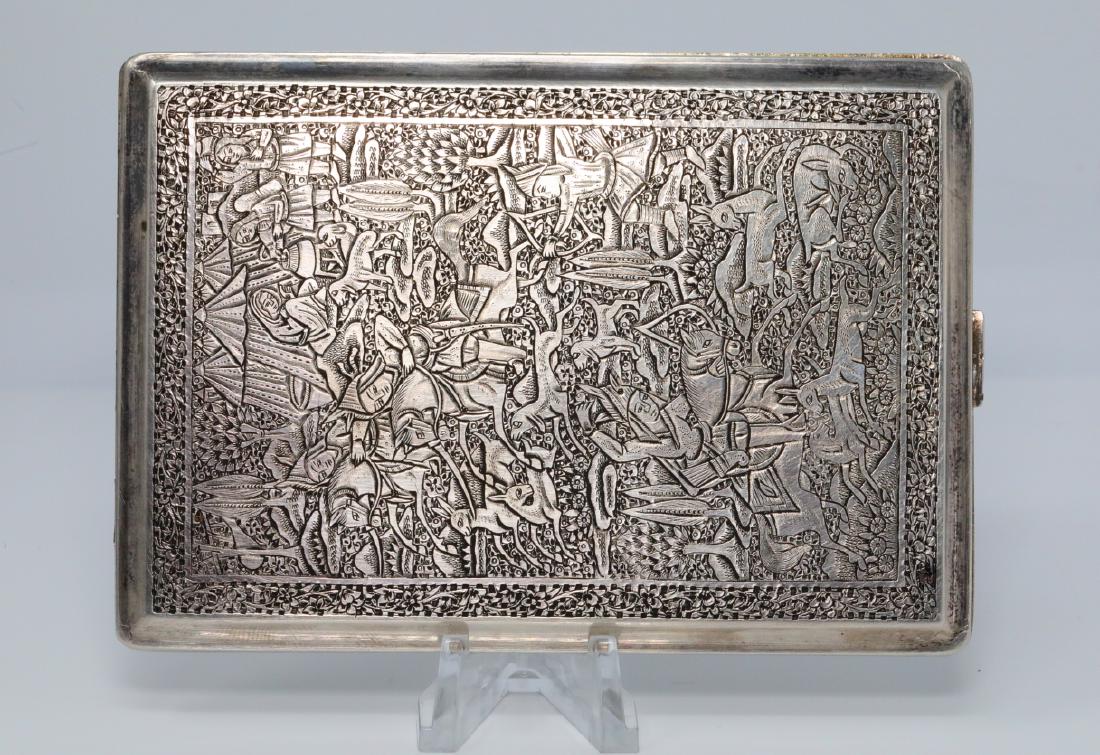 Vintage Solid Sterling Silver Hinged Case (1 of 5)