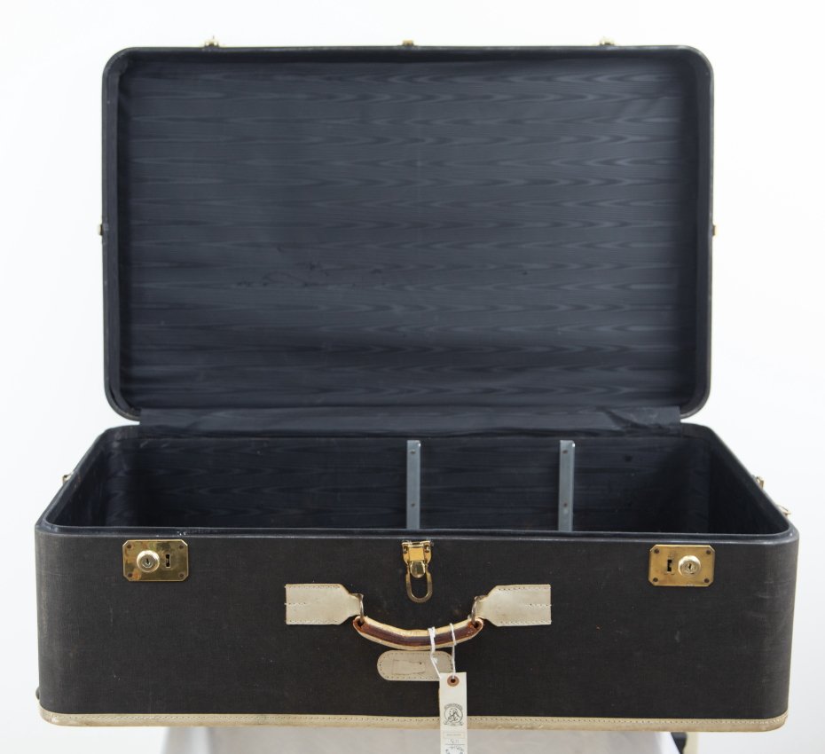 Marilyn Monroe's T. Anthony Suitcase: Marilyn Monroe's Personally Owned T. Anthony Large Suitcase W/COA - This large T. Anthony suitcase was personally owned and used by Marilyn Monroe. The suitcase has an oblong plaque engraved "T. Antho