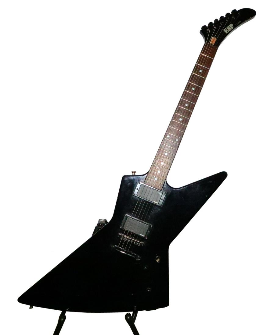 Metallica James Hetfield's Black ESP Custom Guitar Aug 31, 2019 GWS