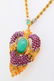 Buccellati 10ctw Emerald, 4ctw Ruby & 18K Necklace - 5
