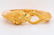French 18K & Exotic Composition Bangle W/Emeralds - 5
