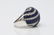 5.25ctw Blue Sapphire, 1.30ctw Diamond 18K Ring - 7