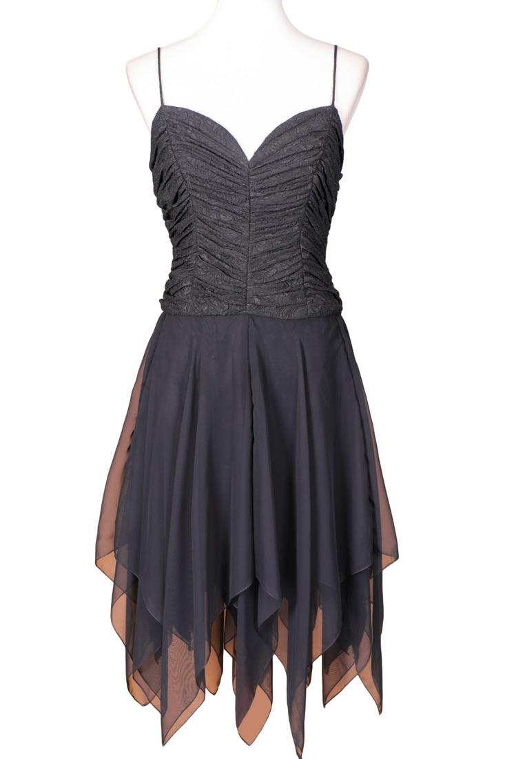 black handkerchief dress