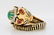 David Webb 2.00ct Emerald, Diamond 18K Tiger Ring - 8