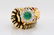 David Webb 2.00ct Emerald, Diamond 18K Tiger Ring - 9
