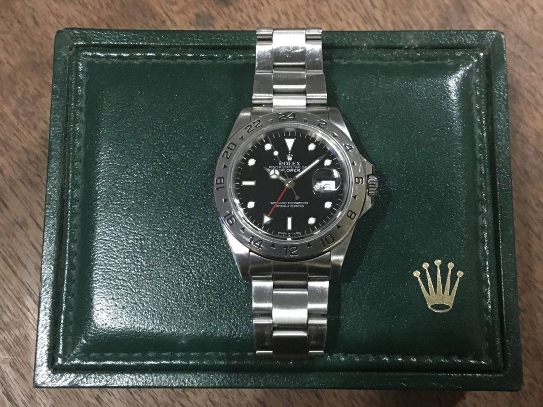 Rolex 1989 Explorer II 40mm Stainless Steel Watch (1 of 9)