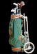 Gene Roddenberry's Golf Clubs, Bag, Pull Cart