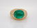 8.40ct Emerald, 2.00ctw Diamond 18K French Ring