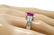 4.06ct GRS Mozambique Ruby, 1.75ctw Diamond 18K Ring - 3