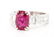 4.06ct GRS Mozambique Ruby, 1.75ctw Diamond 18K Ring - 6