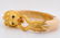 French 18K & Exotic Composition Bangle W/Emeralds