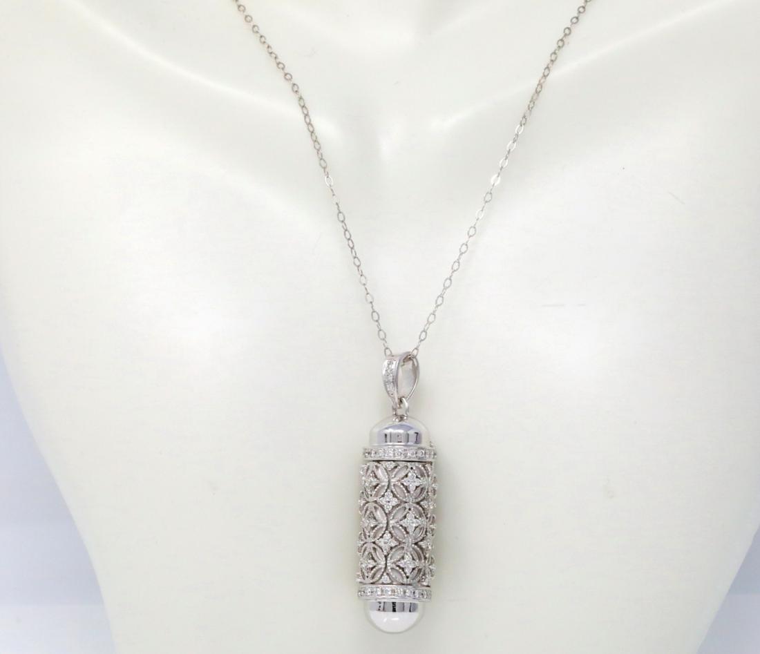 1.25ctw VS1-VS2/G-H Diamond 18K Storage Necklace (1 of 6)