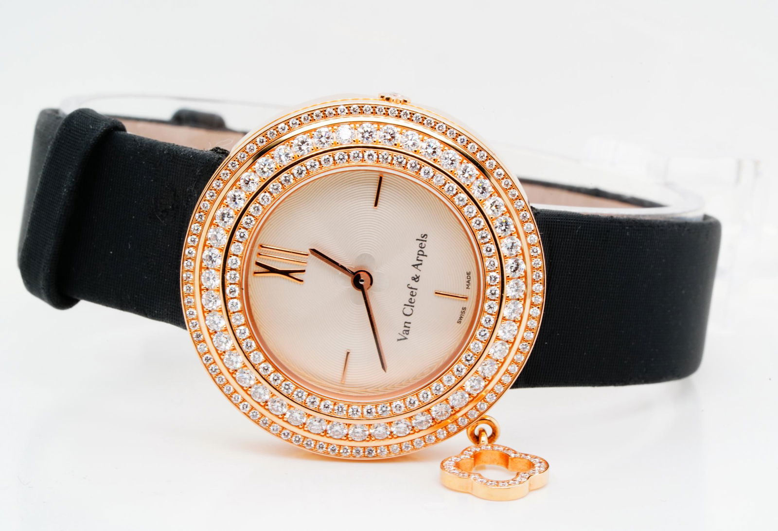 Van Cleef Arpels 2 00ctw Diamond 18k Charms Watch Jan 25 Gws Auctions Inc In Ca