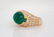 8.40ct Emerald, 2.00ctw Diamond 18K French Ring - 3