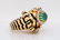 David Webb 2.00ct Emerald, Diamond 18K Tiger Ring - 10